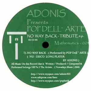 Adonis Presents Pop Dell' Arte - No Way Back - Tribute E.P. download free