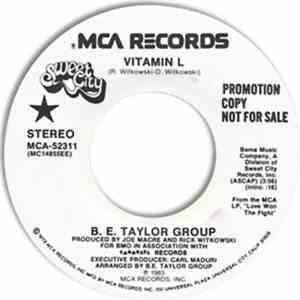 B.E. Taylor Group - Vitamin L download mp3 flac