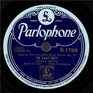 Bessie Smith - Do Your Duty / I'm Down With The Dumps download free