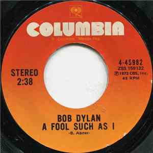 Bob Dylan - A Fool Such As I download mp3 flac