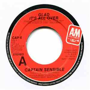 Captain Sensible - Glad It's All Over / Damned On 45 download mp3 flac