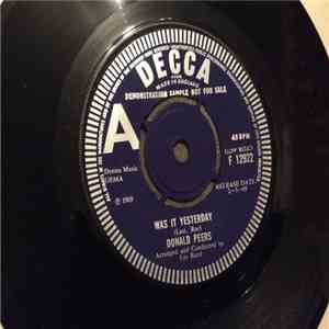 Donald Peers - Was It Yesterday download mp3 flac