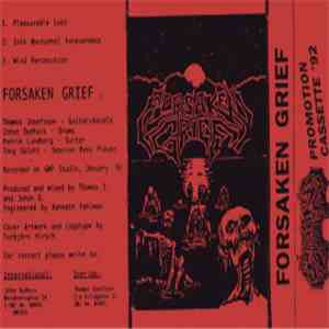 Forsaken Grief - Promotion Cassette '92 download free