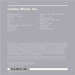 Leslie Winer - &c. download free Leslie Winer - &c. download mp3 flac