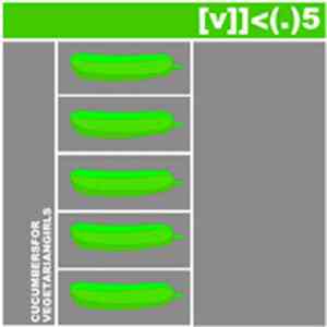 Mk05 - Cucumbers For Vegetarians Girls download free