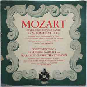 Mozart / Ensemble Des Instruments À Vent De L'orchestre Philharmonique De Vienne - Symphonie Concertante En Mi Bémol Majeur K9 / Divertimento N°3 En Si Bémol Majeur K 229 Pour Deux Clarinettes Et Basson download free Mozart / Ensemble Des Instruments À Vent De L'orchestre Philharmonique De Vienne - Symphonie Concertante En Mi Bémol Majeur K9 / Divertimento N°3 En Si Bémol Majeur K 229 Pour Deux Clarinettes Et Basson download mp3 flac