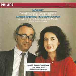Mozart - Alfred Brendel, Imogen Cooper, Neville Marriner, Academy Of St. Martin-in-the-Fields - Piano Concertos • Klavierkonzerte KV 242 "Lodron" & KV 365 download mp3 flac