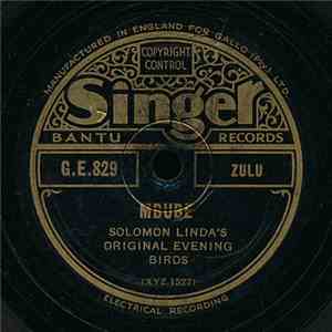 Solomon Linda's Original Evening Birds - Mbube / Ngi Hambiki download free Solomon Linda's Original Evening Birds - Mbube / Ngi Hambiki download mp3 flac