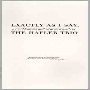 The Hafler Trio - Exactly As I Say download mp3 flac