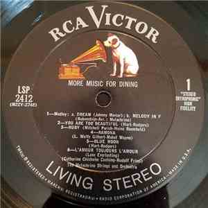 The Melachrino Strings And Orchestra - More Music For Dining download free The Melachrino Strings And Orchestra - More Music For Dining download mp3 flac