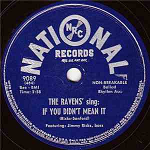The Ravens  - If You Didn't Mean It / Someday download mp3 flac