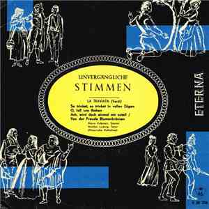 Verdi, Maria Cebotari, Walther Ludwig - Unvergängliche Stimmen (La Traviata) download free Verdi, Maria Cebotari, Walther Ludwig - Unvergängliche Stimmen (La Traviata) download mp3 flac